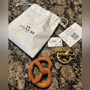 Coach Small Pretzel Bag Charm